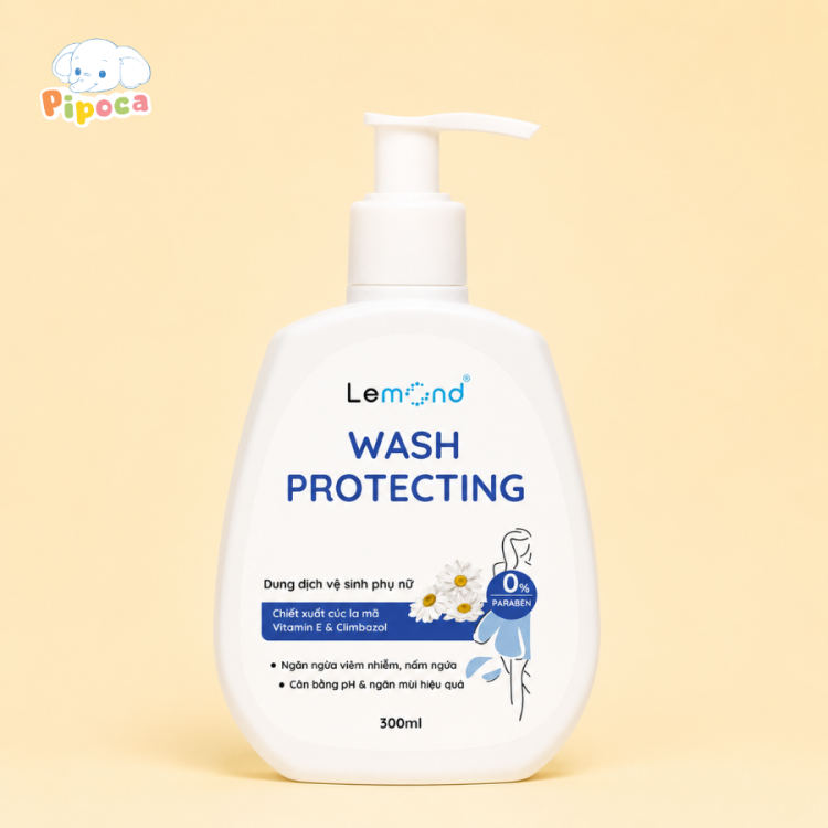Dung dịch vệ sinh phụ nữ ngăn ngừa nấm ngứa Lemond Wash Protecting