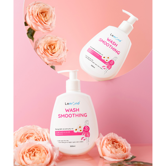 Dung dịch vệ sinh phụ nữ dịu nhẹ Lemond Wash Smoothing - Ảnh 2