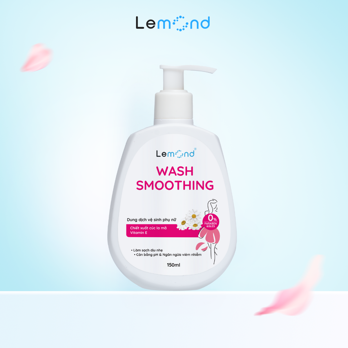 Dung dịch vệ sinh phụ nữ dịu nhẹ Lemond Wash Smoothing - Ảnh 4